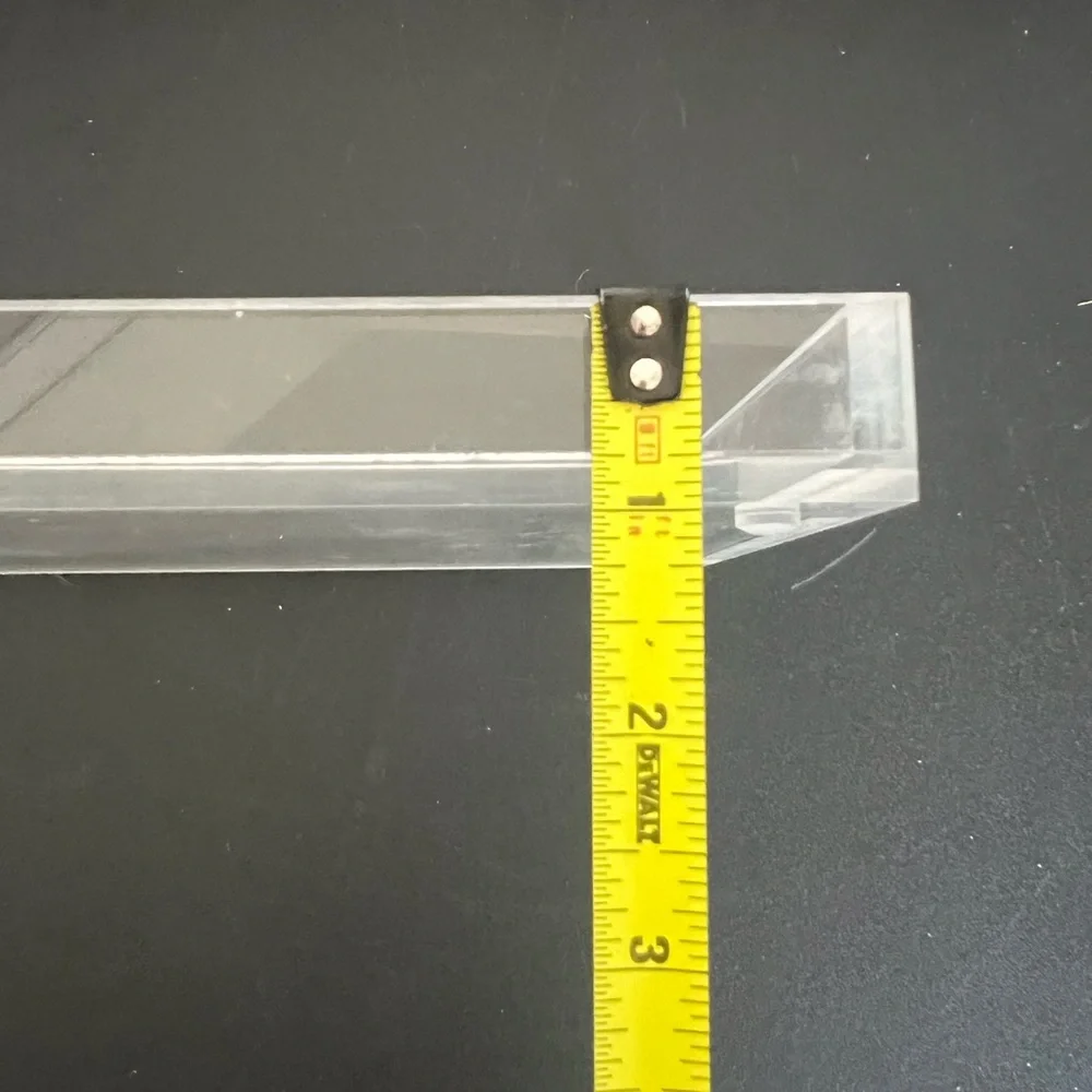 Clear Acrylic Set of Two Organizer Trays